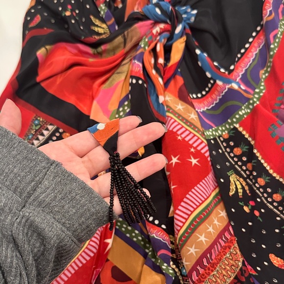 Farm Rio Vibrant Multicolor Patterned Pants - Picture 5 of 6